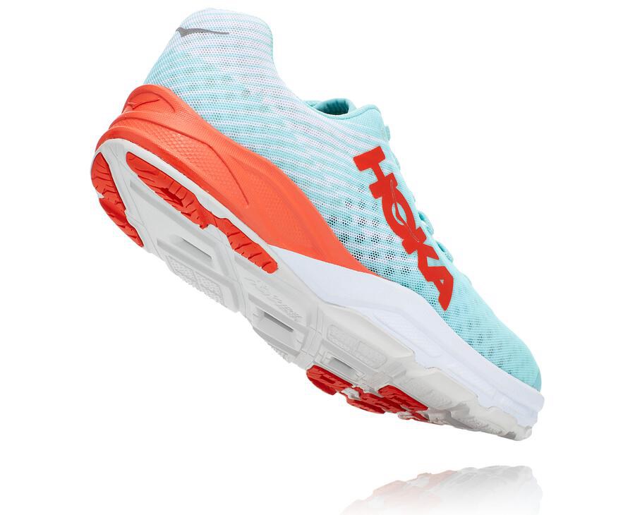 Zapatillas Running Hoka One One Mujer - Evo Carbon Rocket - Azules - BRC082693